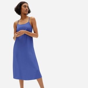 Everlane GoWeave Cross-Back Slip Dress